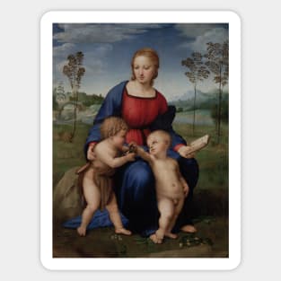 Madonna of the Goldfinch by Raphael Sticker